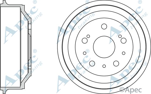 APEC BRAKING Тормозной барабан DRM9709